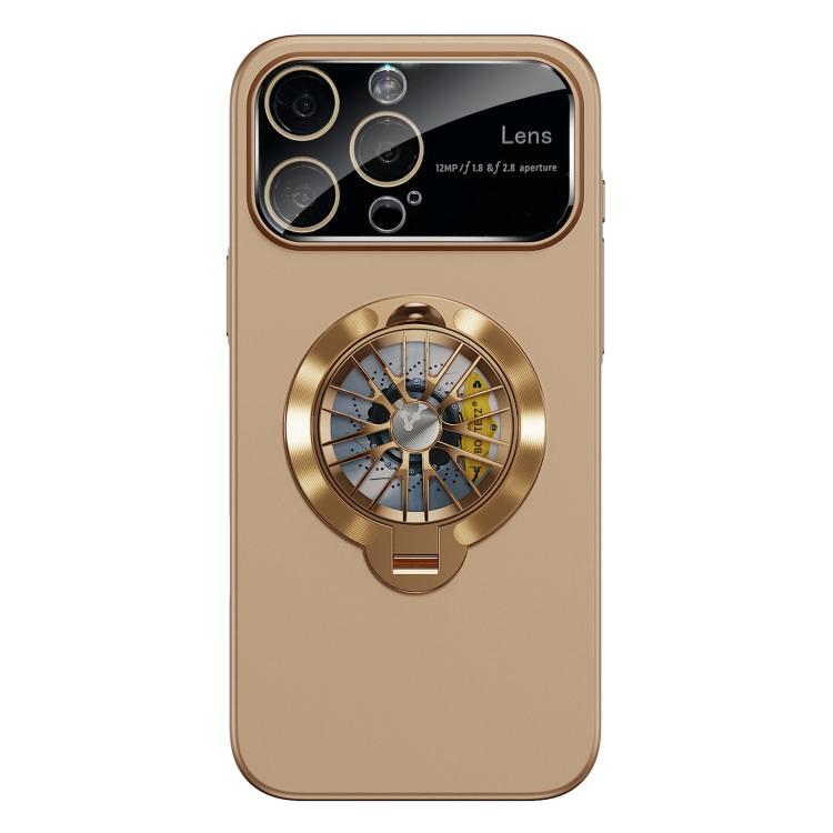 Coque de téléphone magnétique Glaze PC Camera Window Gyro Kickstand, pour iPhone 14 Plus, pour iPhone 14, pour iPhone 14 Pro, pour iPhone 14 Pro Max, pour iPhone 13 Pro Max, pour iPhone 13 Pro