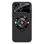 Coque de téléphone magnétique Glaze PC Camera Window Gyro Kickstand, pour iPhone 14 Plus, pour iPhone 14, pour iPhone 14 Pro, pour iPhone 14 Pro Max, pour iPhone 13 Pro Max, pour iPhone 13 Pro