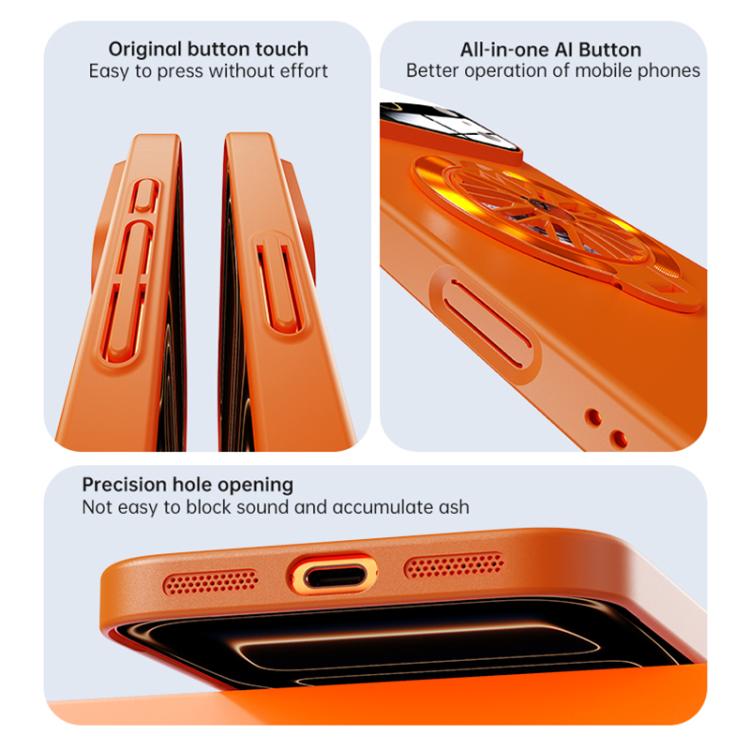 Coque de téléphone magnétique Glaze PC Camera Window Gyro Kickstand, pour iPhone 14 Plus, pour iPhone 14, pour iPhone 14 Pro, pour iPhone 14 Pro Max, pour iPhone 13 Pro Max, pour iPhone 13 Pro