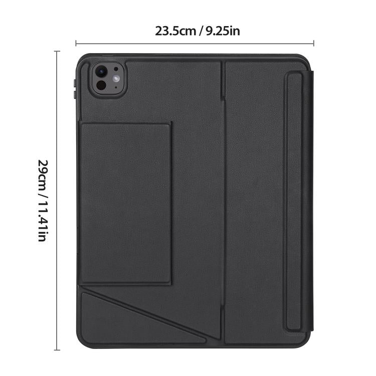 Étui de tablette DUX DUCIS DK Series avec clavier sans fil magnétique rétroéclairé en cuir vegan, pour iPad Pro 13 2025 / 2024, pour iPad Pro 11 2025 / 2024, pour iPad 2025 / 2022, pour iPad Air 11 2025 / 2024, pour iPad Air 13 2025 / 2024...