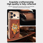 Coque de téléphone magnétique électroplaquée en cuir vegan brodée de graffitis, pour iPhone 14 Plus, pour iPhone 14, pour iPhone 14 Pro, pour iPhone 14 Pro Max