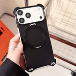 Étui de téléphone magnétique Jaguar Original Color Frameless 360 Rotation Holder, pour iPhone 17 Pro Max, pour iPhone 17 Pro