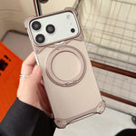 Étui de téléphone magnétique Jaguar Original Color Frameless 360 Rotation Holder, pour iPhone 17 Pro Max, pour iPhone 17 Pro