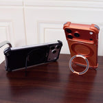 Étui de téléphone magnétique Jaguar Original Color Frameless 360 Rotation Holder, pour iPhone 17 Pro Max, pour iPhone 17 Pro