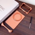 Étui de téléphone magnétique Jaguar Original Color Frameless 360 Rotation Holder, pour iPhone 17 Pro Max, pour iPhone 17 Pro