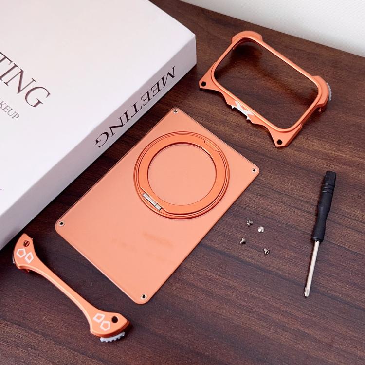 Étui de téléphone magnétique Jaguar Original Color Frameless 360 Rotation Holder, pour iPhone 17 Pro Max, pour iPhone 17 Pro
