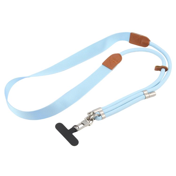 Lanière de téléphone réglable en corde de polyester tressée en bandoulière