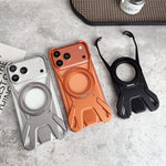 Coque de Téléphone Magnétique Rotative à 360° sans Cadre en Métal pour Voiture de Course, Pour iPhone 17 Pro Max, Pour iPhone 17 Pro