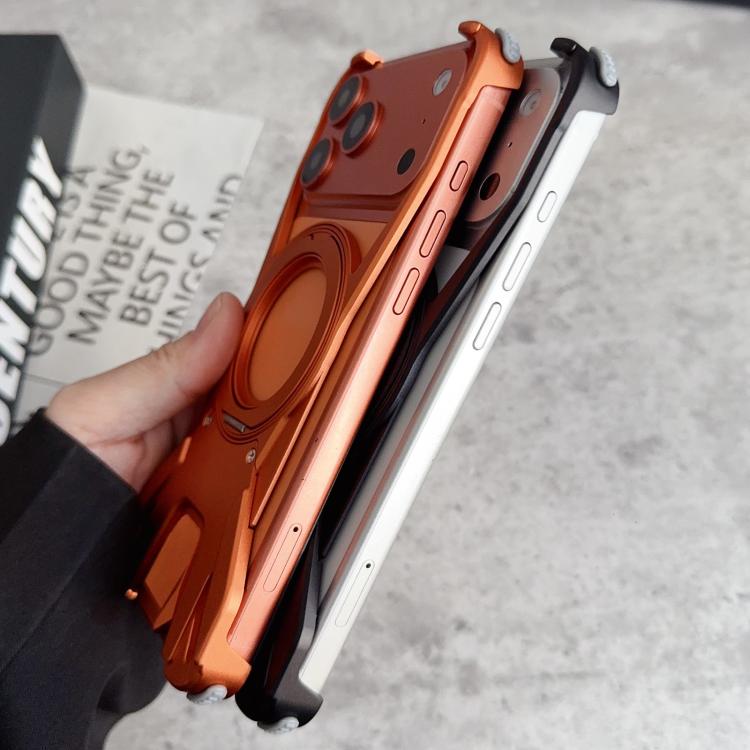 Coque de Téléphone Magnétique Rotative à 360° sans Cadre en Métal pour Voiture de Course, Pour iPhone 17 Pro Max, Pour iPhone 17 Pro