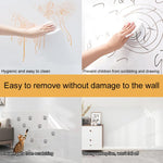 Lot de 10 films de protection murale transparents sans résidus, par adsorption électrostatique, 45 cm de large x 1 m, 45 cm de large x 2 m, 45 cm de large x 3 m, 45 cm de large x 5 m, 45 cm de large x 10 m