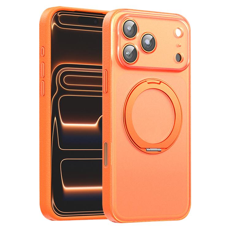 Étui de téléphone magnétique en cuir végétalien avec support rotatif à 360 degrés, Pour iPhone 17 Pro Max, Pour iPhone 17 Pro, Pour iPhone 17