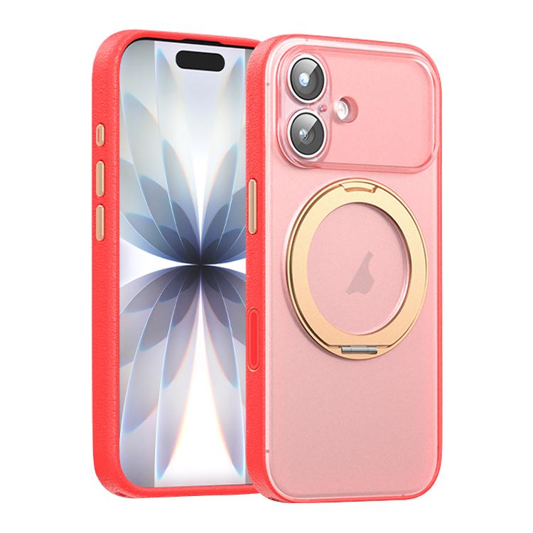 Étui de téléphone magnétique en cuir végétalien avec support rotatif à 360 degrés, Pour iPhone 17 Pro Max, Pour iPhone 17 Pro, Pour iPhone 17