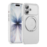 Étui de téléphone magnétique en cuir végétalien avec support rotatif à 360 degrés, Pour iPhone 17 Pro Max, Pour iPhone 17 Pro, Pour iPhone 17