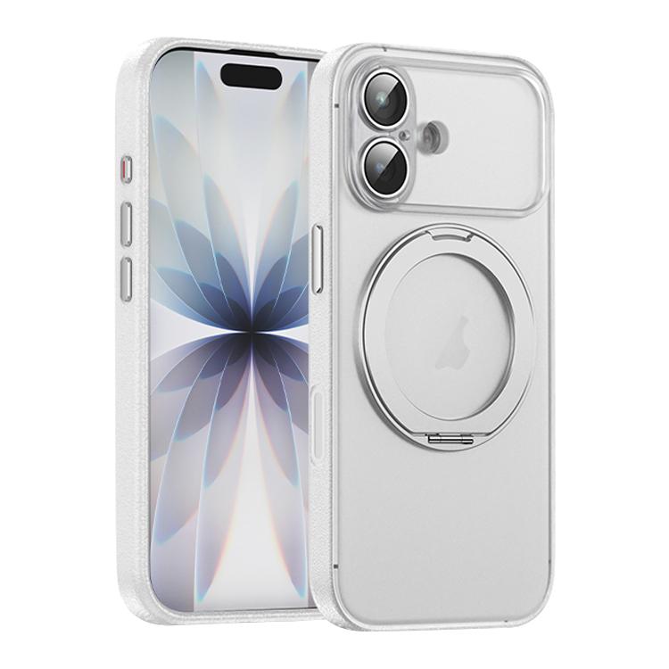 Étui de téléphone magnétique en cuir végétalien avec support rotatif à 360 degrés, Pour iPhone 17 Pro Max, Pour iPhone 17 Pro, Pour iPhone 17
