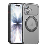 Étui de téléphone magnétique en cuir végétalien avec support rotatif à 360 degrés, Pour iPhone 17 Pro Max, Pour iPhone 17 Pro, Pour iPhone 17