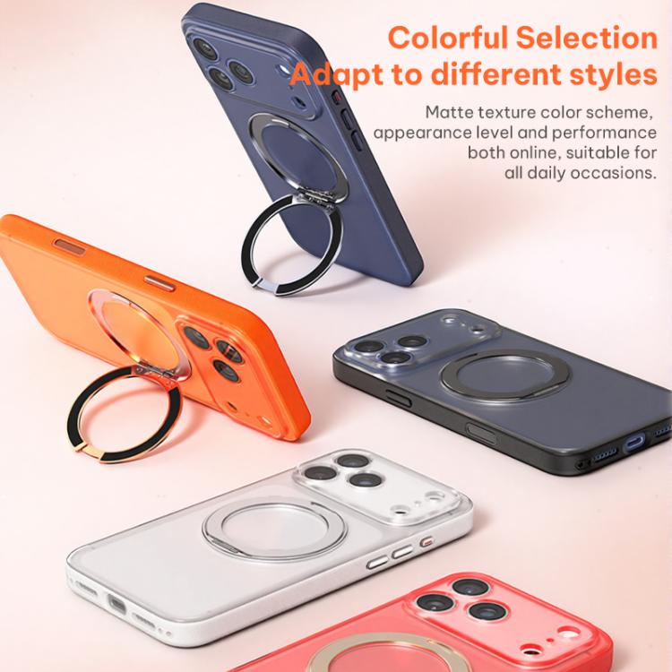 Étui de téléphone magnétique en cuir végétalien avec support rotatif à 360 degrés, Pour iPhone 17 Pro Max, Pour iPhone 17 Pro, Pour iPhone 17