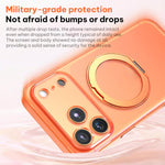 Étui de téléphone magnétique en cuir végétalien avec support rotatif à 360 degrés, Pour iPhone 17 Pro Max, Pour iPhone 17 Pro, Pour iPhone 17