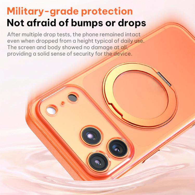 Étui de téléphone magnétique en cuir végétalien avec support rotatif à 360 degrés, Pour iPhone 17 Pro Max, Pour iPhone 17 Pro, Pour iPhone 17