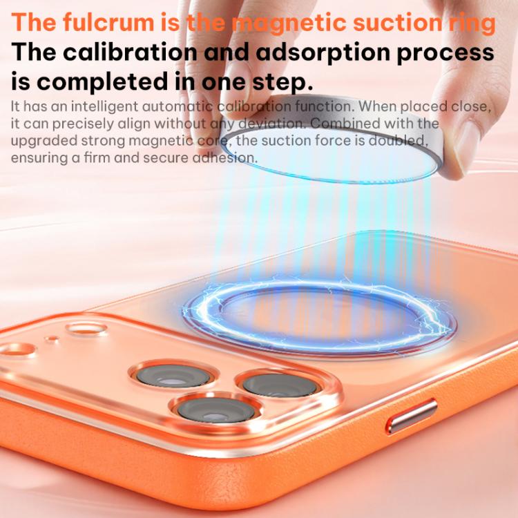 Étui de téléphone magnétique en cuir végétalien avec support rotatif à 360 degrés, Pour iPhone 17 Pro Max, Pour iPhone 17 Pro, Pour iPhone 17