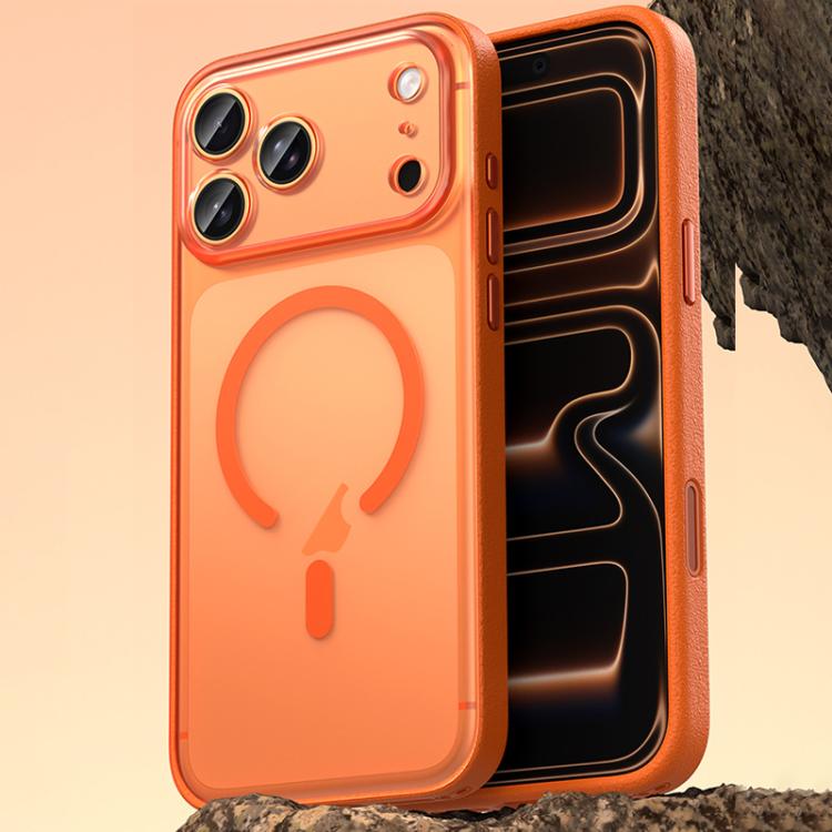 Étui de téléphone magnétique en cuir végétalien, pour iPhone 17 Pro Max, pour iPhone 17 Pro, pour iPhone 17