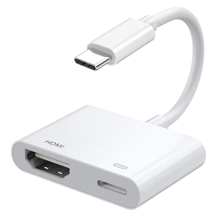 Adaptateur AV numérique USB-C/Type-C vers HDMI+USB-C/Type-C 4K/60 Hz, Type-C 4K/60 Hz