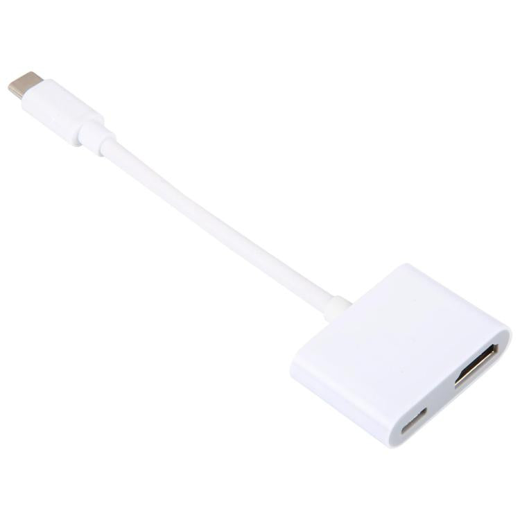 Adaptateur AV numérique USB-C/Type-C vers HDMI+USB-C/Type-C 4K/60 Hz, Type-C 4K/60 Hz