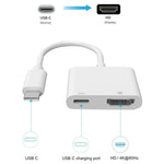 Adaptateur AV numérique USB-C/Type-C vers HDMI+USB-C/Type-C 4K/60 Hz, Type-C 4K/60 Hz