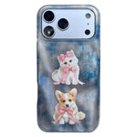Coque de téléphone en TPU à motif IMD à bords arrondis, Pour iPhone 17 Pro Max, Pour iPhone 17 Pro, Pour iPhone 17