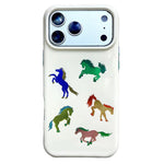 Coque de téléphone en TPU à motif IMD à bords arrondis, Pour iPhone 17 Pro Max, Pour iPhone 17 Pro, Pour iPhone 17