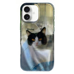 Rounded Edge IMD Pattern TPU Phone Case, For iPhone 16 Pro Max, For iPhone 16 Pro, For iPhone 16