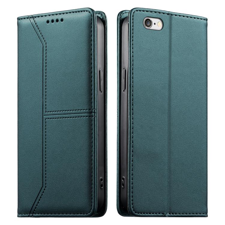 Stitched Line Magnetic RFID Vegan Leather Phone Case, For iPhone X / XS, For iPhone XR, For iPhone XS Max, For iPhone 8 Plus / 7 Plus