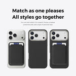 Étui de Téléphone Pochette pour Cartes Magnétiques Mocome Plain, Pour iPhone 17 Pro Max, Pour iPhone 17 Pro