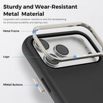 Étui de Téléphone Pochette pour Cartes Magnétiques Mocome Plain, Pour iPhone 17 Pro Max, Pour iPhone 17 Pro