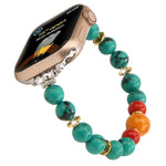Bracelet de montre tibétain en perles, Pour Apple Watch 46mm / 49mm / 45mm / 44mm, Pour Apple Watch 42mm / 41mm / 40mm / 38mm