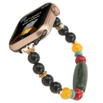 Bracelet de montre tibétain en perles, Pour Apple Watch 46mm / 49mm / 45mm / 44mm, Pour Apple Watch 42mm / 41mm / 40mm / 38mm