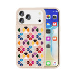 Coque de téléphone à motif cœur rouge en cristal scintillant, pour iPhone 17 Pro Max, pour iPhone 17 Pro