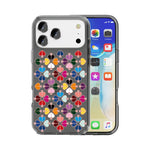 Coque de téléphone transparente en cristal avec motif de cœur rouge, pour iPhone 17 Pro Max, pour iPhone 17 Pro