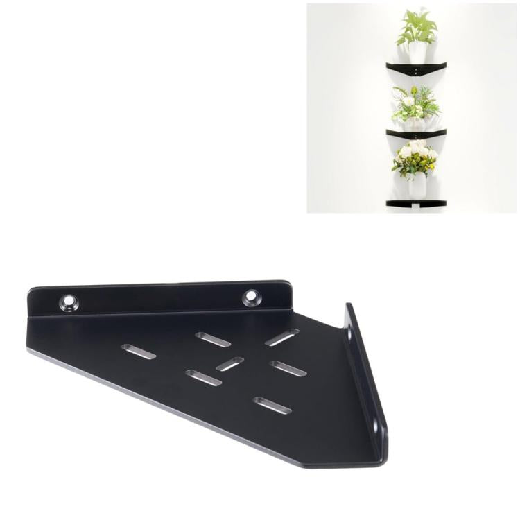 Étagère d'angle murale en acrylique, support de rangement triangulaire, lot de 2 (paquet unique)
