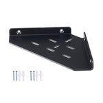 Étagère d'angle murale en acrylique, support de rangement triangulaire, lot de 2 (paquet unique)