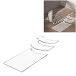 Entretoises murales de protection antidérapantes en acrylique transparent pour meubles, lot simple/paquet, lot double/paquet