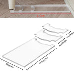 Entretoises murales de protection antidérapantes en acrylique transparent pour meubles, lot simple/paquet, lot double/paquet