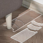 Entretoises murales de protection antidérapantes en acrylique transparent pour meubles, lot simple/paquet, lot double/paquet