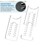 Entretoises murales de protection antidérapantes réglables en acrylique transparent pour meubles, lot de 1, lot de 2