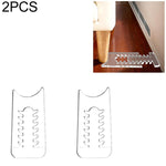 Entretoises murales de protection antidérapantes réglables en acrylique transparent pour meubles, lot de 1, lot de 2