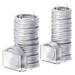 Support de rangement transparent en acrylique pour couvercles de pots Mason, ouverture standard de 70 mm, ouverture standard de 86 mm, 70 mm et 86 mm, lot de 2