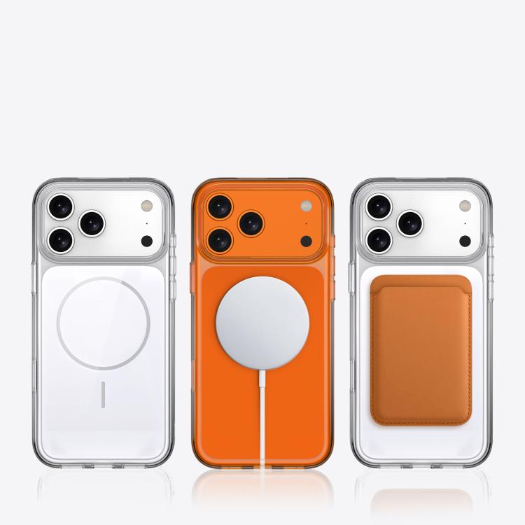 Coque de téléphone antichoc magnétique en PC translucide, pour iPhone 17 Pro Max, pour iPhone 17 Pro