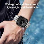 Bracelet de montre en alliage de titane et silicone avec fermoir magnétique à une perle, pour Apple Watch 46mm / 49mm / 45mm / 44mm, pour Apple Watch 42mm / 41mm / 40mm / 38mm