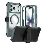 Coque de téléphone magnétique en acrylique à couverture complète avec clip arrière, pour iPhone 17 Pro Max, pour iPhone 17 Pro, pour iPhone 17, pour iPhone Air, pour iPhone 16 Pro Max, pour iPhone 16 Pro