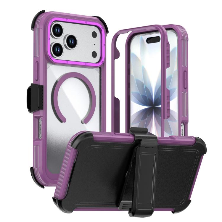 Coque de téléphone magnétique en acrylique à couverture complète avec clip arrière, pour iPhone 17 Pro Max, pour iPhone 17 Pro, pour iPhone 17, pour iPhone Air, pour iPhone 16 Pro Max, pour iPhone 16 Pro