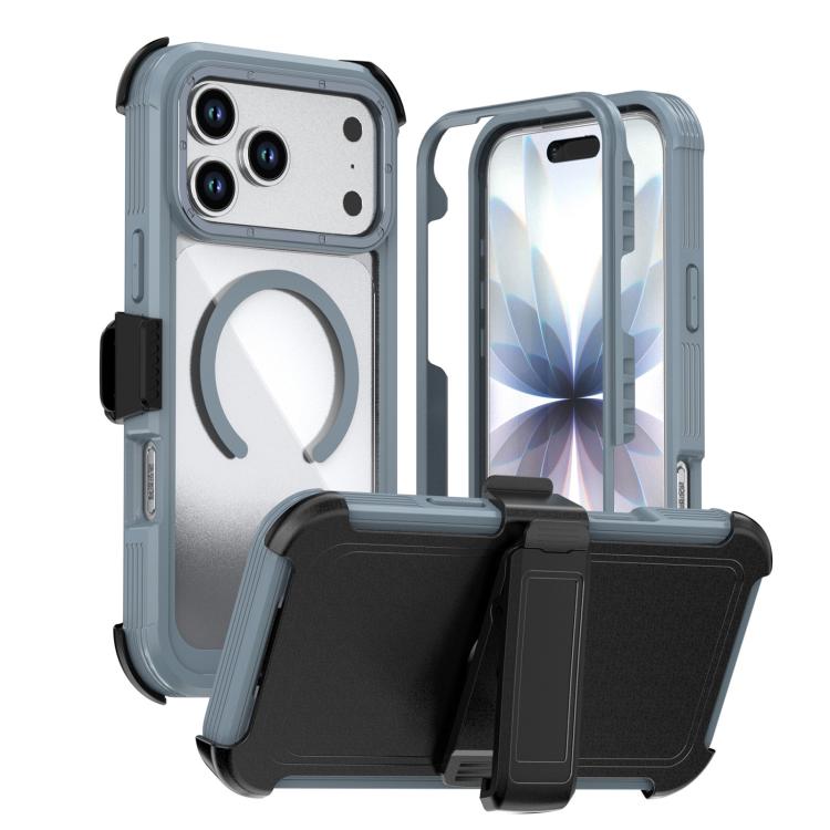 Coque de téléphone magnétique en acrylique à couverture complète avec clip arrière, pour iPhone 17 Pro Max, pour iPhone 17 Pro, pour iPhone 17, pour iPhone Air, pour iPhone 16 Pro Max, pour iPhone 16 Pro